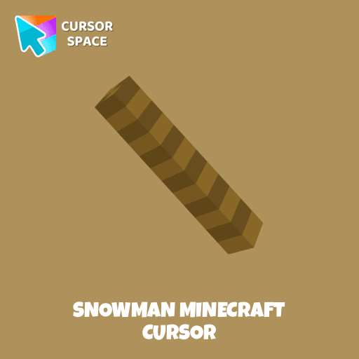 Snowman Minecraft cursor pointer cursor